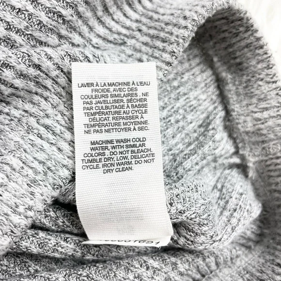 Garage Mock Neck Ribbed Sweater Size Small - Picture 5 of 6